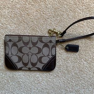 Coach small wristlet.